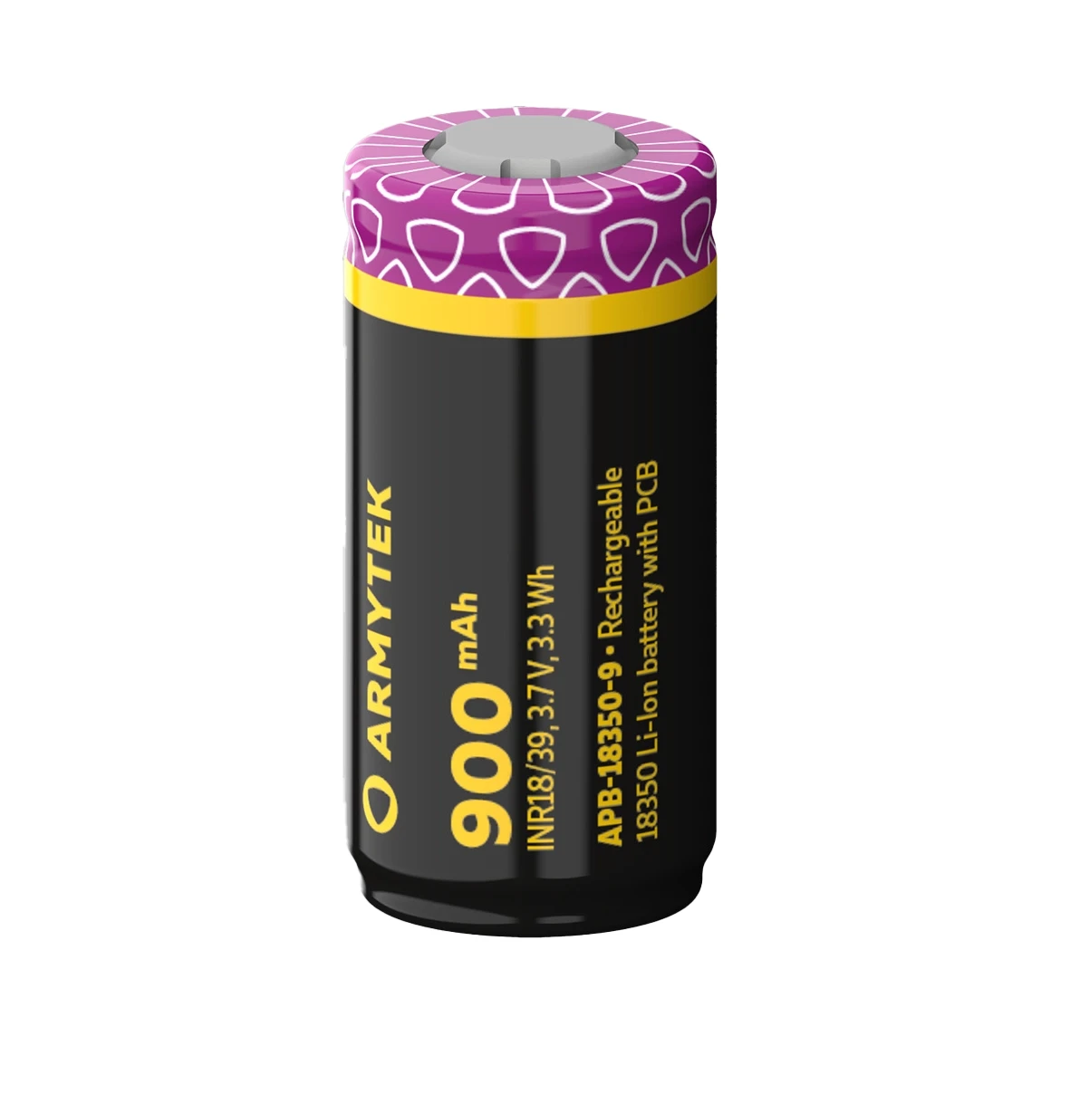Armytek 18350 Li-ion Battery 900 mAh (Protected) Armytek 18350 Li-ion Battery 900 mAh (Protected)