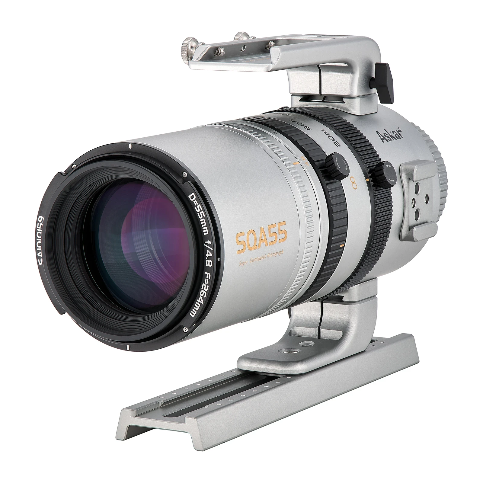 Askar SQA55 55 mm f/4.8 quintuplet APO tubus (Petzval-rendszerű) Askar SQA55 55 mm f/4.8 quintuplet APO tubus (Petzval-rendszerű)