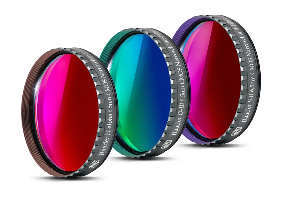 Baader SHO keskenysávú szűrő készlet - 6.5 nm (2") Baader SHO keskenysávú szűrő készlet - 6.5 nm (2")