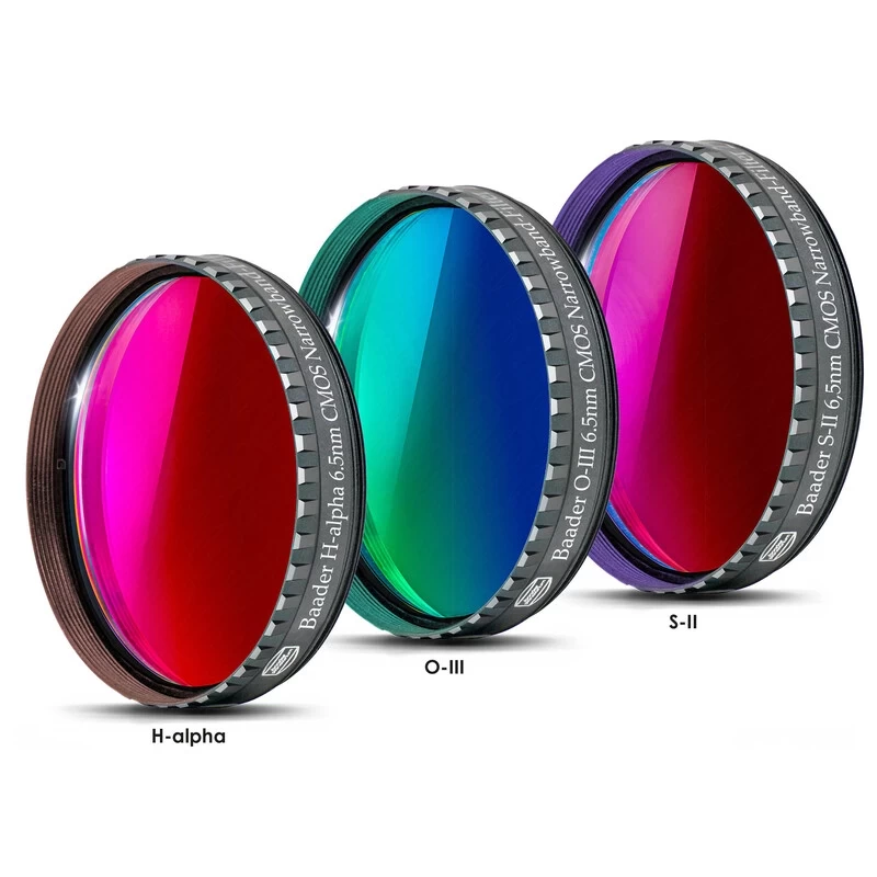 Baader SHO keskenysávú szűrő készlet - 6.5 nm (2") Baader SHO keskenysávú szűrő készlet - 6.5 nm (2")