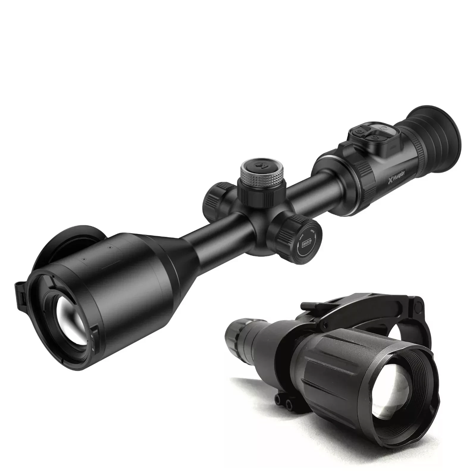 Nocpix Nite Pro D50R 8K Digital Riflescope with Laser Rangefinder (LRF) + 940 nm IR Illuminator Nocpix Nite Pro D50R 8K Digital Riflescope with Laser Rangefinder (LRF) + 940 nm IR Illuminator