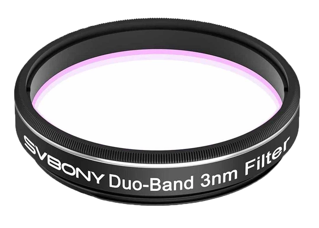 Svbony SV220 Duo-Band (H-Alfa & OIII) 3 nm filter (1.25") Svbony SV220 Duo-Band (H-Alfa & OIII) 3 nm filter (1.25")