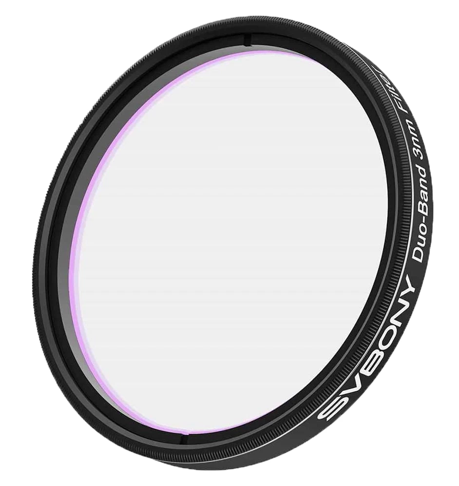 Svbony SV220 Duo-Band (H-Alfa & OIII) 3 nm filter (2") Svbony SV220 Duo-Band (H-Alfa & OIII) 3 nm filter (2")
