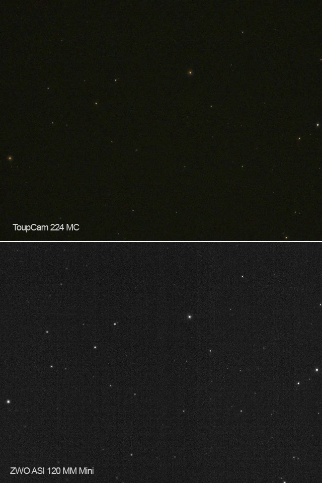 ToupCam 224 MC színes vezető- és bolygó kamera ToupCam 224 MC színes vezető- és bolygó kamera