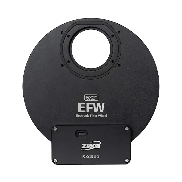 ZWO EFW motorized filter wheel for 5 × 2" filter (USB-C) ZWO EFW motorized filter wheel for 5 × 2" filter (USB-C)
