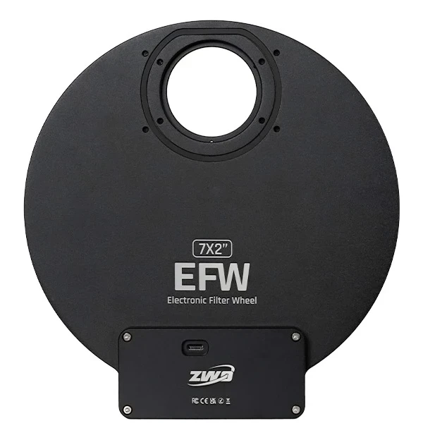 ZWO EFW motorized filter wheel for 7 × 2" filter (USB-C) ZWO EFW motorized filter wheel for 7 × 2" filter (USB-C)