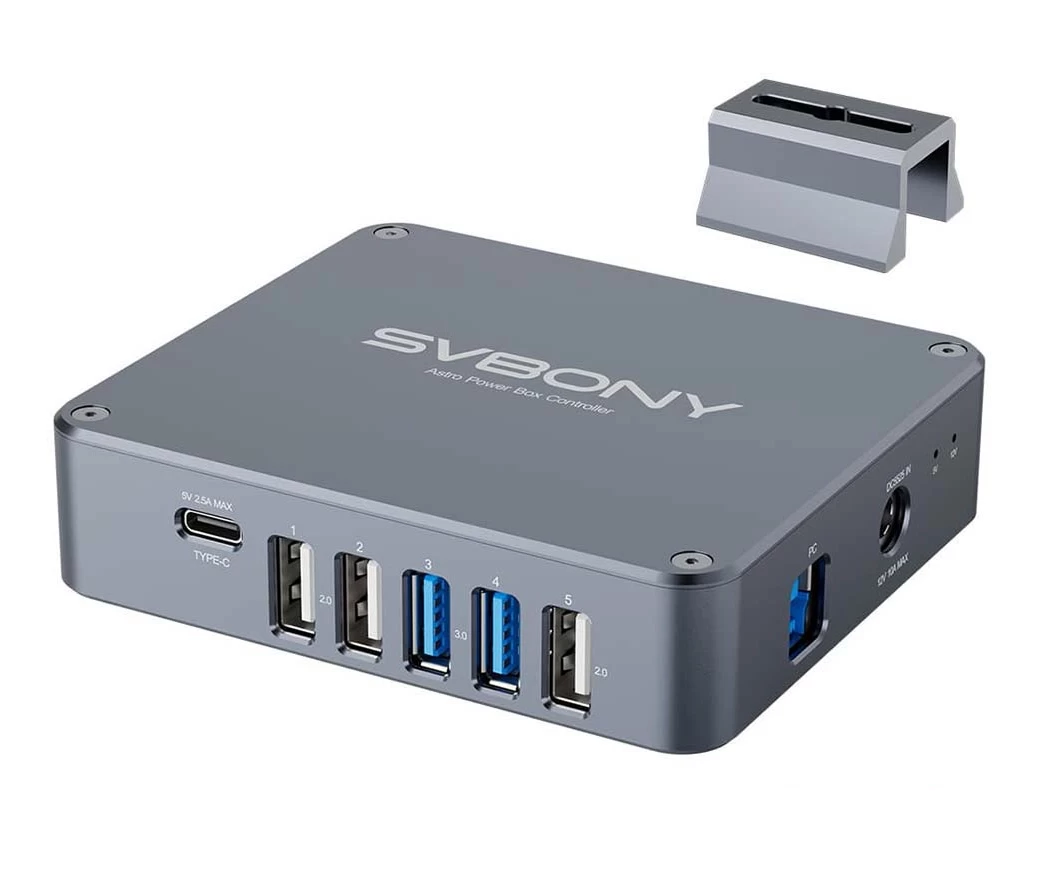 Svbony SV241 Pro számítógépről vezérelhető USB hub és tápelosztó doboz