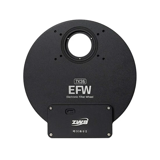 ZWO EFW motorizált szűrőváltó 7×36 mm szűrőhöz (USB-C)